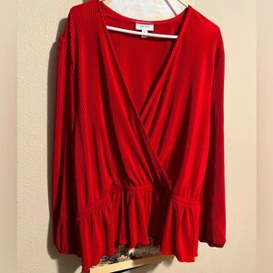 On 34th
Women's Plissé Surplice-Neck Peplum Top, Created for Macy's